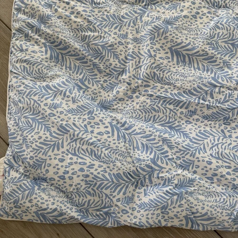 Lilly Pulitzer Pottery Barn Isla De CoCo Queen Shams Comforter Floral Reversible